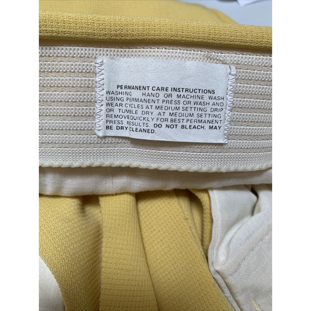Men’s King Road Vintage Yellow Dress Pants - Size 36 - Picture 5 of 5